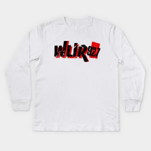 WLIR Radio Station Kids Long Sleeve T-Shirt